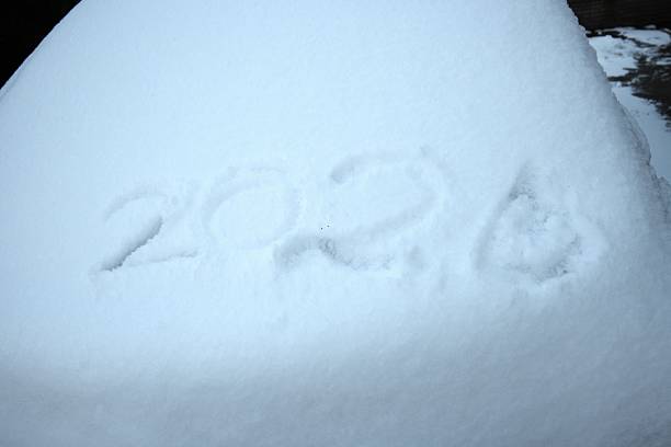 istock Calendar date 2026 written in snow winter background 2254381465