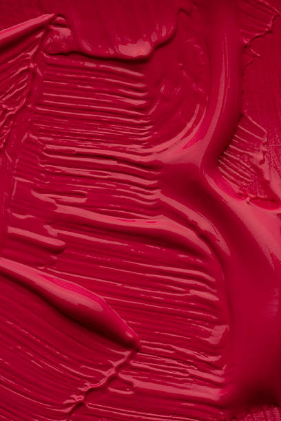 istock Macro texture of red acrylic glossy paint 2254382216