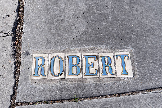 istock Robert Street Sidewalk Sign 2254390532