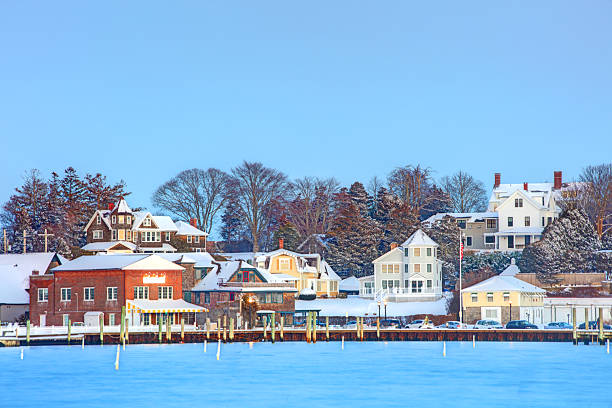 istock Winter in Watch Hill, Rhode Island 2254395771