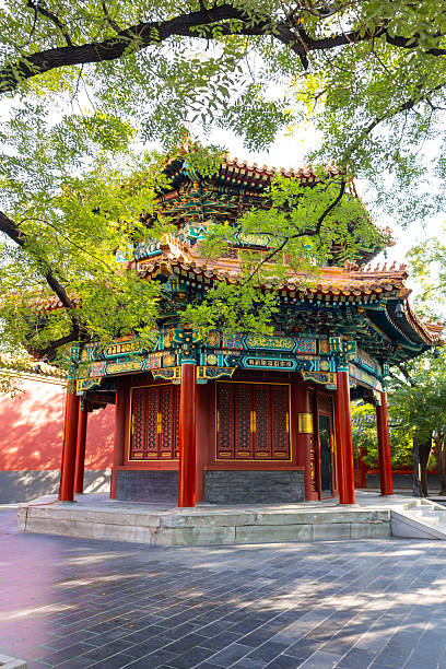 istock Beijing Lama Temple pavilion with traditional Chinese architecture 2254397796
