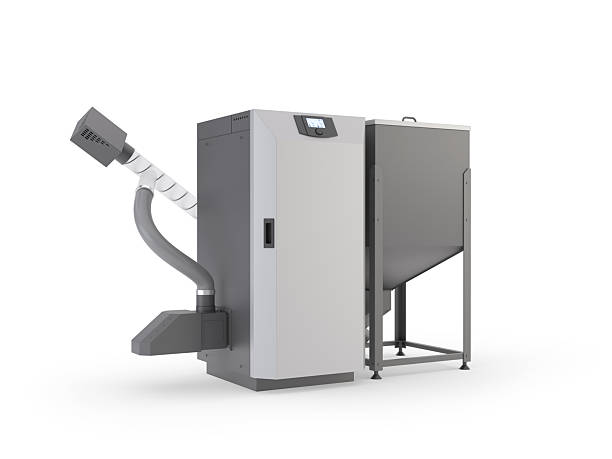 istock Wood Pellet Boilers isolated nwhite, 3D illustration 2254411419