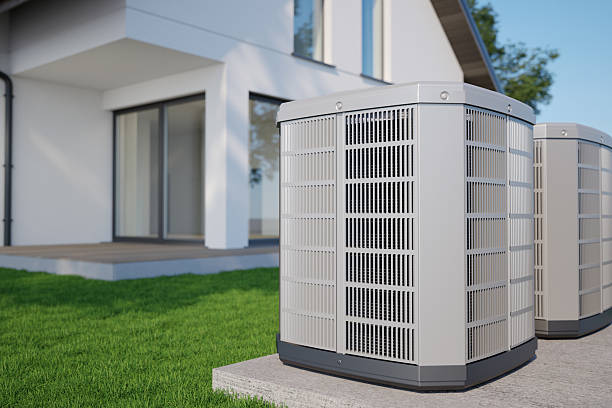 istock Air heat pumps beside house 2254411425