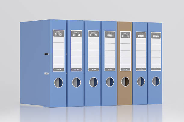 istock Binders: A Symbol of Documents and Office Organization, 3D illustration 2254412805