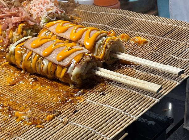 istock Japanese pizza - street food 2254415519
