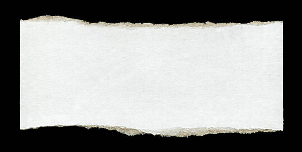 istock Cut or torn paper background textured isolated 2254418515