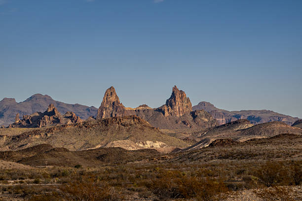 istock Mules Ears Stick Into The Sky On The Horizon In Big Bend 2254422507