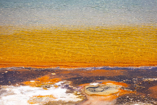 Rainbow Pool in Yellowstone National Park