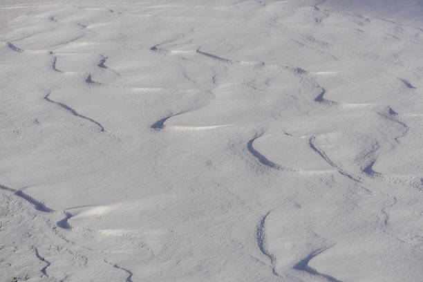istock Snow drifts abstract texture background 2254428997