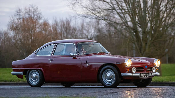 Milton Keynes,Bucks,UK - Jan 1st 2026: 1962 Tornado Talisman British  classic car driving on a British road