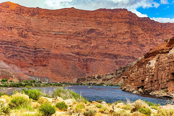 Colorado river and cliffs near Lee's Ferry Arizona