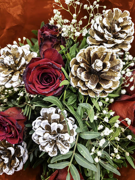 Detail of colorful aromatic flowers, decoration and beauty