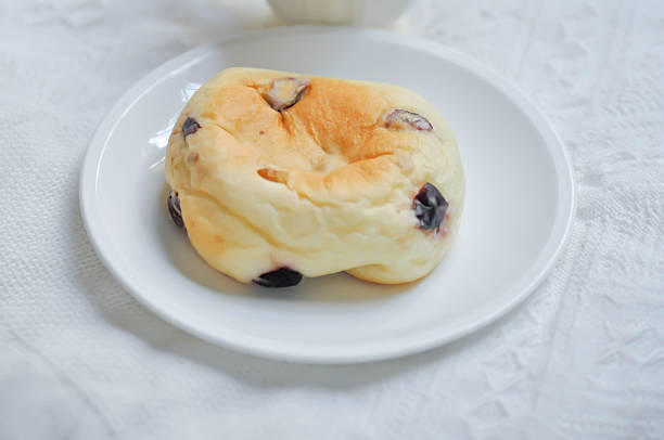 bread, bun or cranberry bread or cranberry bun for serve