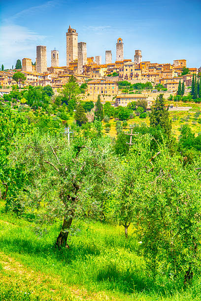 Beautiful medieval town of San Gimignano, Tuscany, Italy