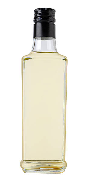 istock Glass flat square bottle containing oil with transparent background 2254453771
