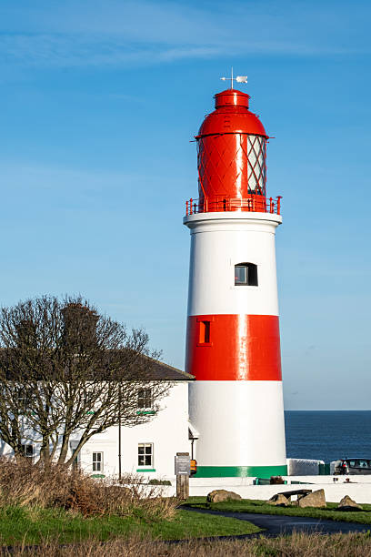 istock Souter Lighthouse on the North East coast of England 2254454637