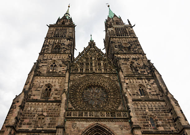 Nuremberg, Germany, Bavaria, Saint Lawrence Cathedral church.