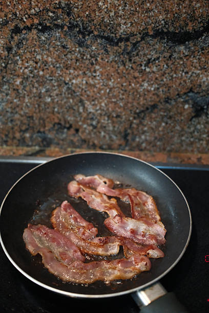 pork meat and bacon for barbacue lunch
