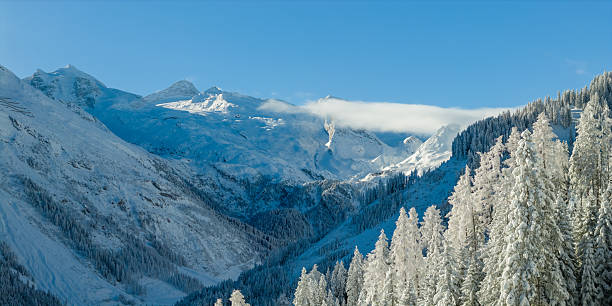 istock Panorama view of a snow-covered mountains 2254466935