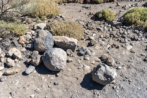istock Lava Fields, Pumice Volcano Stones Texture, Volcanic Pumice Pattern, Pieces of Lava, Basalt Extrusive Igneous Rock 2254467148