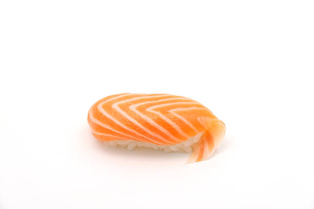Salmon sushi is a type of Japanese food.