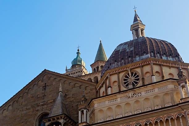 Panoramic view of Bergamo, Lombardy, Italy