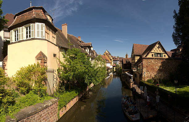 View of the canal and traditional houses in the historic Old Town