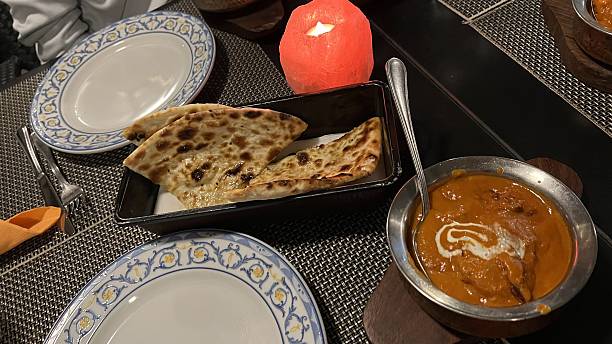 istock Traditional assorted Indian dishes top view 2254485185
