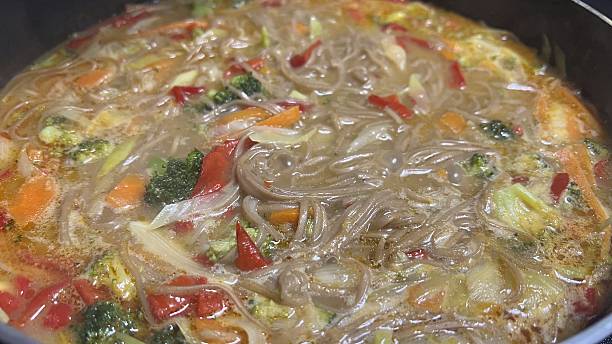 istock Ramen soup in a bowl 2254499937