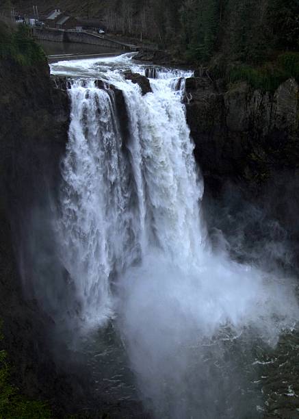 istock Snoqualmie Falls in Washington State, Powerful Waterfall Landscape 2254505653