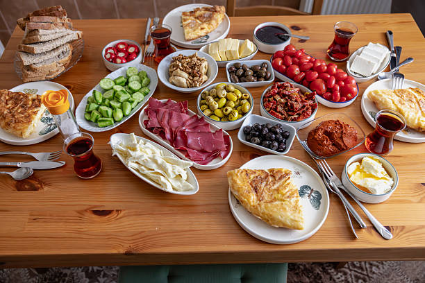 Traditional Turkish Spread Breakfast and Table Culture