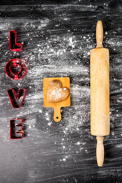 istock Valentine's day baked goods and cookie cutter 2254521668