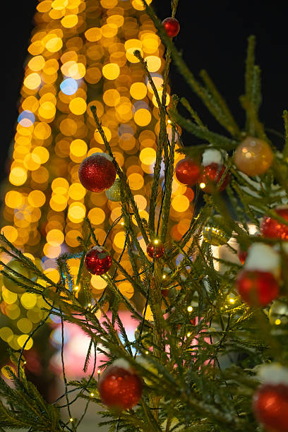 istock christmas holiday background with blurred bokeh and lights 2254525070