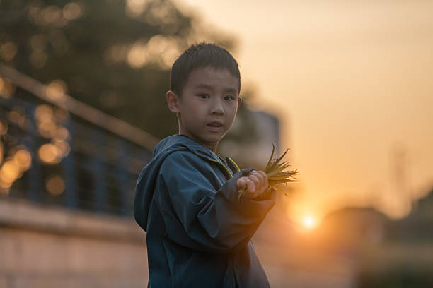 6-7 Years, Child, Children Only, Chinese People, Color Image