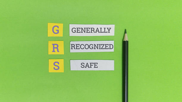 istock Generally Recognized as Safe GRS concept with pencil on green 2254541474