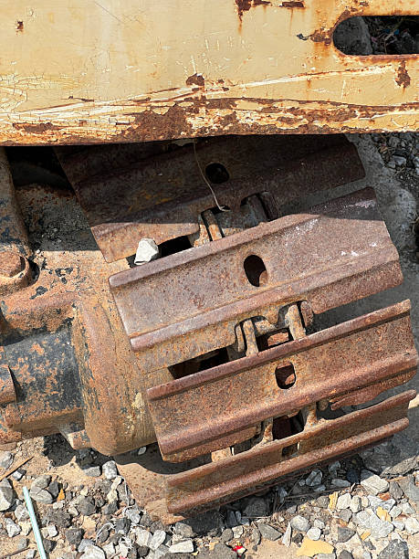 istock old excavator in the yard 2254544927