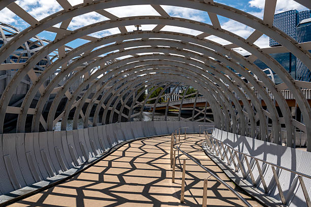 istock Webb Bridge in Docklands, Melbourne, Victoria, Australia 2254561153