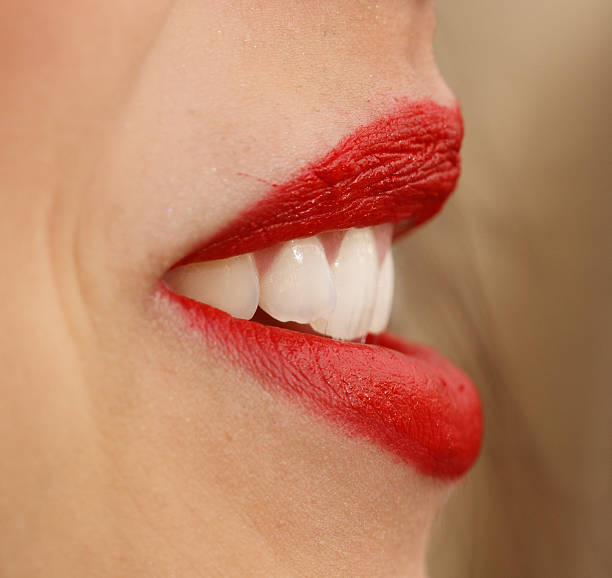istock A woman with a red lip 2254561329