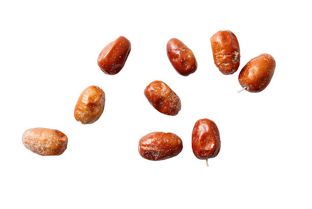 istock Elaeagnus fruits isolated on white background. Close-up 2254561374