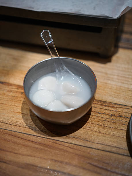 istock Dumplings in a Metal Bowl with Spoon 2254568840