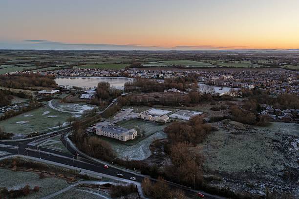 istock Frost covered Aylesbury town in England. 2254574273