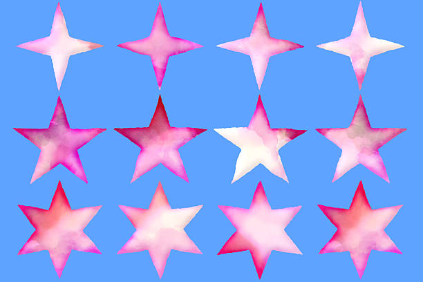 Defocused background with star shaped.