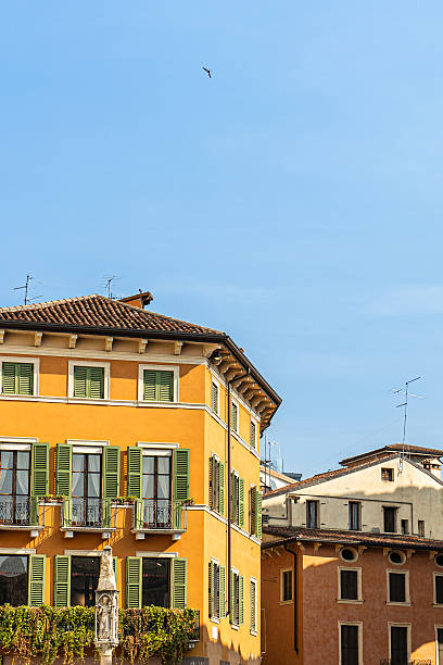 istock Colorful Mediterranean Buildings under Clear Blue Sky 2254574765