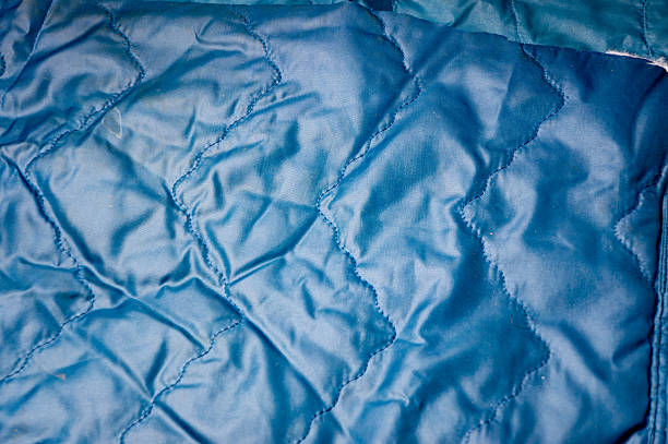 istock Nylon, slippery, waterproof dark fabric 2254575691