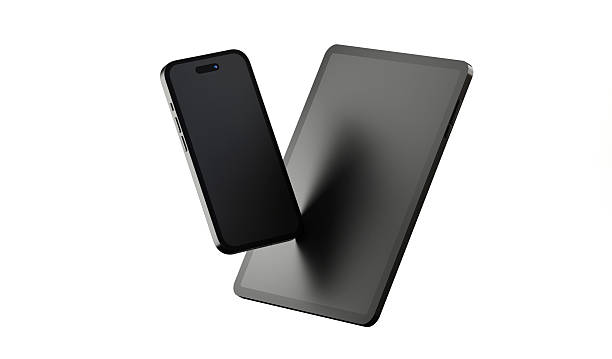 istock Moder Smartphone and Digital Tablet Mockup Isolated on White Background 2254575847