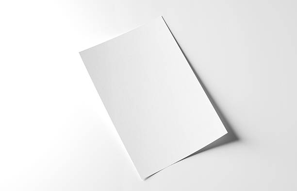 istock Blank paper sheet isolated on white background 2254575848