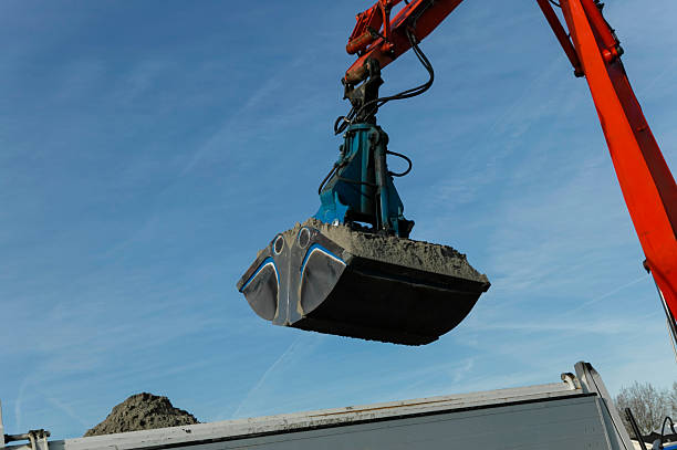 istock Clamshell Bucket with Sediment 2254577446