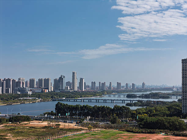 istock Architecture Cluster along the Riverfront at Software Park III, Xiamen, Fujian Province 2254579204