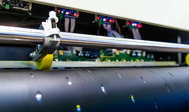 istock Detail of large printer ready to work 2254582650