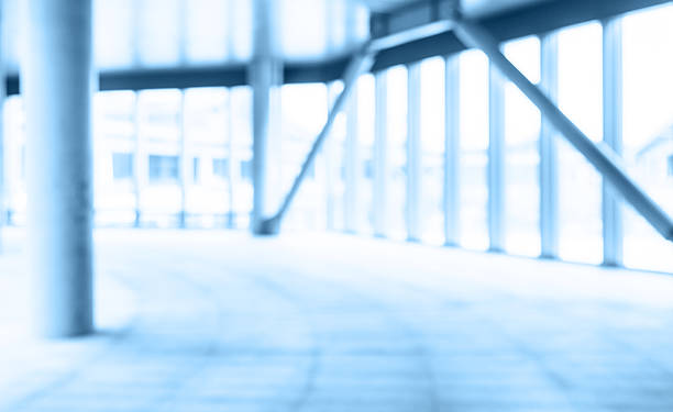 istock Defocused background of a spacious hallway in modern office 2254582733